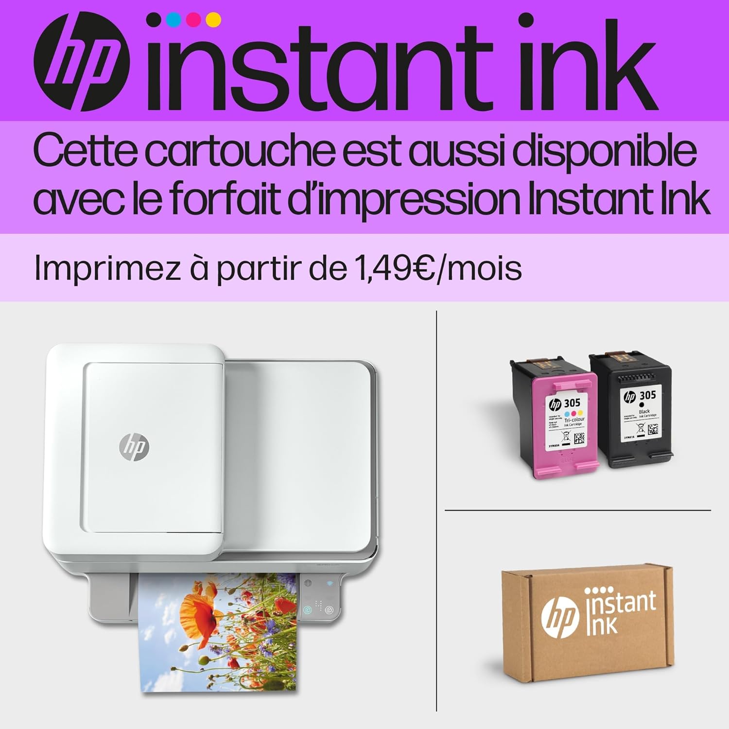 Cartouche d'Encre HP 305 Authentique Cartouche d'Encre HP 305 Authentique